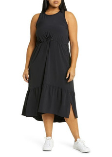zella Pursuit Tiered Maxi Dress in Black at Nordstrom