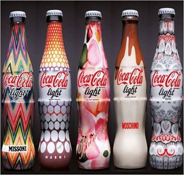 Designer Coca-Cola Light Bottles? Yes, Please!