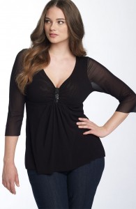 Sweet Pea V-Neck Mess Top
