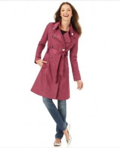 Green with Envy Pink Trench