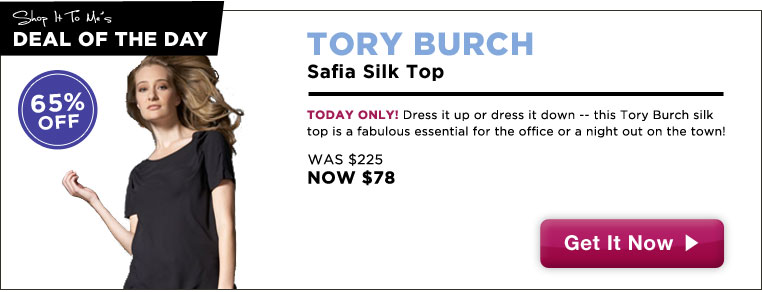 Deal of the Day: 65% off Tory Burch Safia Silk Top!