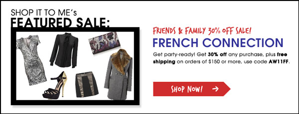 French Connection Friends & Family Sale