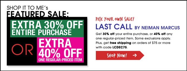 Last Call by Neiman Marcus
