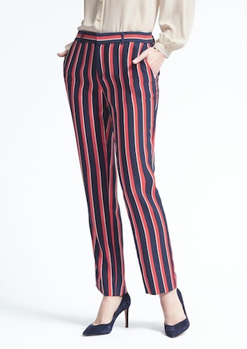Banana Republic multi-striped pants