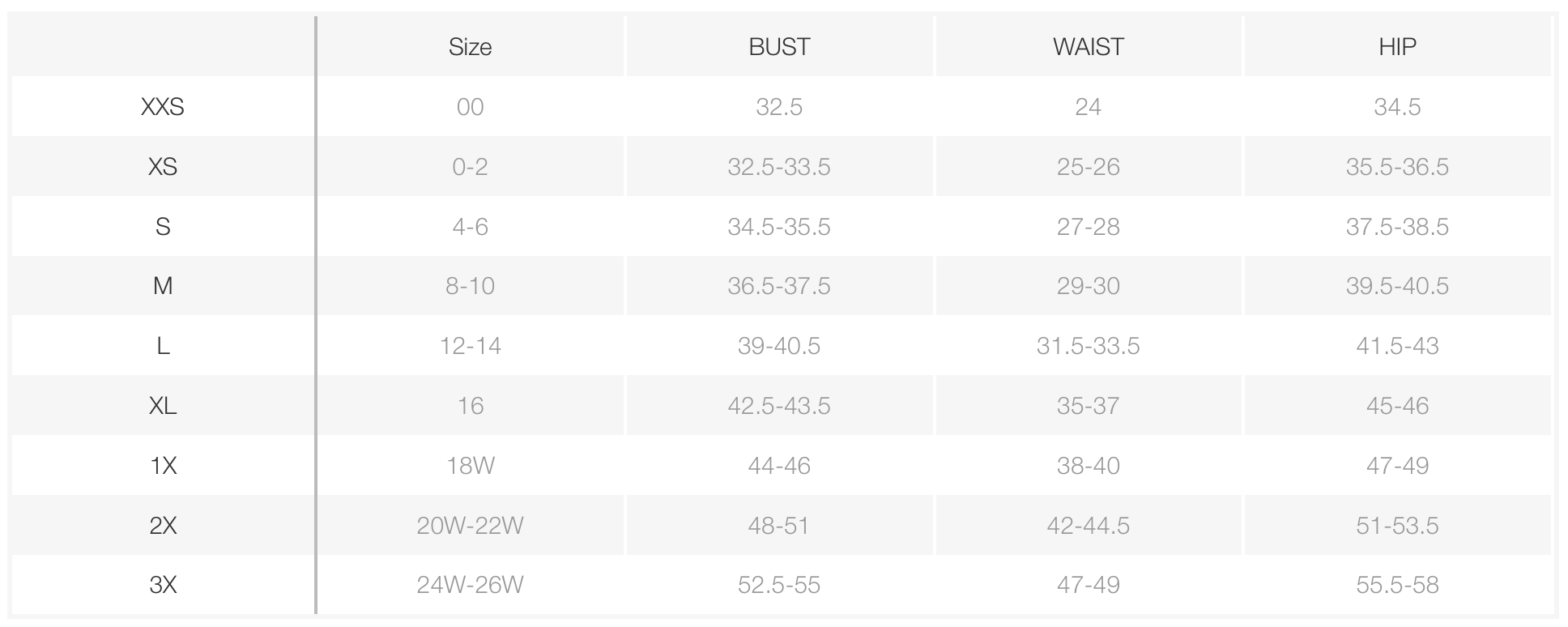 athleta leggings size chart